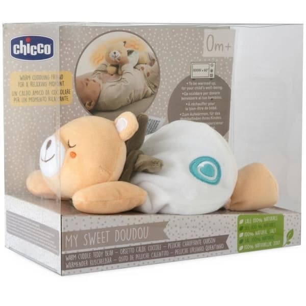 CHICCO Heated Teddy Bear - Beige - From Birth
