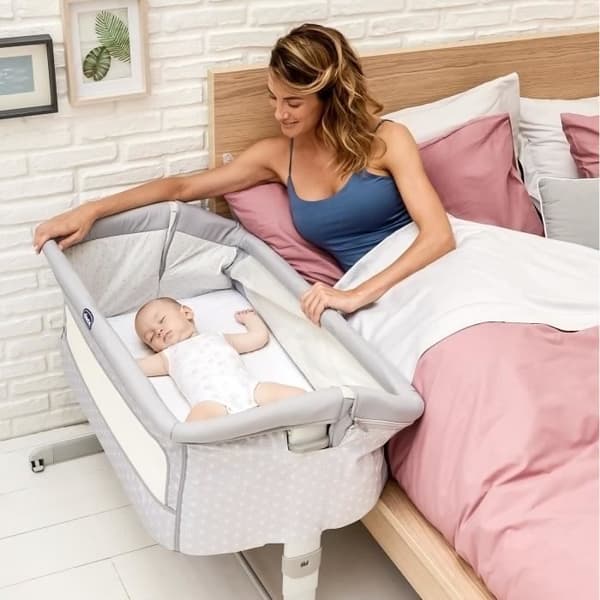 Next2Me Dream Silver Co-Sleeping Crib - Chicco - From 0 months - Adjustable height