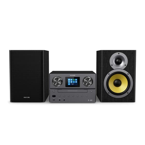 Philips Micro Music System with Internet Radio and Bluetooth - Black - Model TAM8905/10