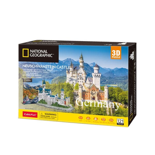 Cubic Fun National Geographic 3D Puzzle Neuschwanstein 121 Pieces