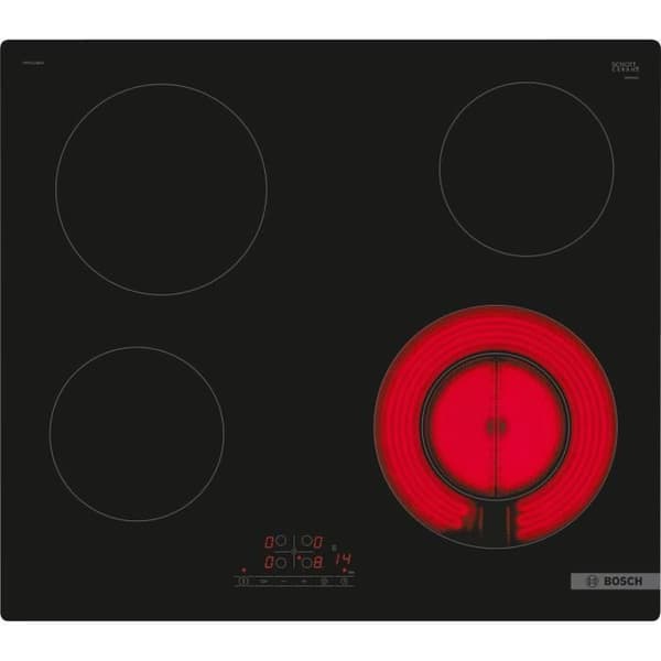 Bosch Ceramic Hob - 60 cm - PKF611BB8E - Front Controls - Frameless - Dual Zone - Black