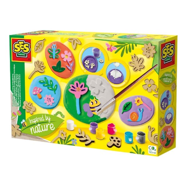 SES Creative Plaster Casting Inspired By Nature - DIY Art Kit