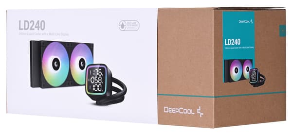 DeepCool LD240 All-in-One Liquid CPU Cooler 12 cm Black