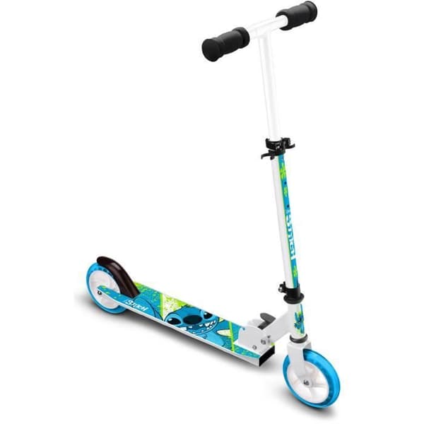 DISNEY Folding Scooter - STITCH - 6 Inch Wheels - Height Adjustable