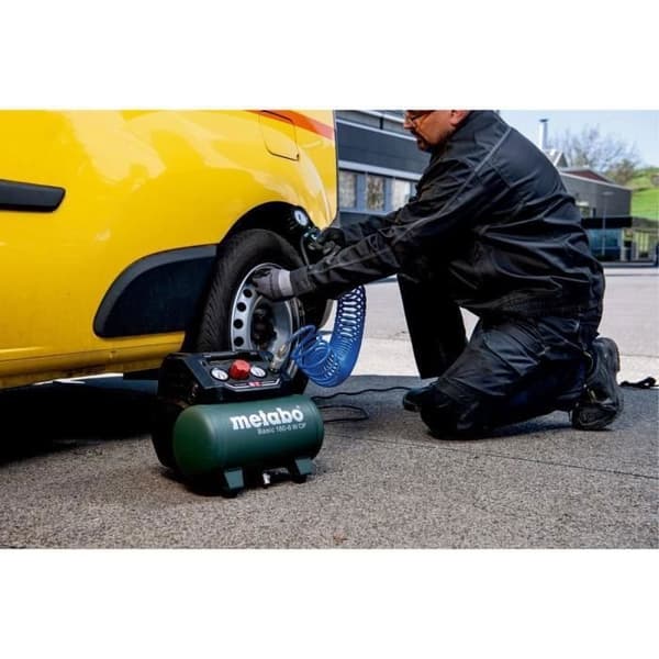 METABO Compressor - Basic 160-6 W OF - 6 Litres - 900 W - 8 bar