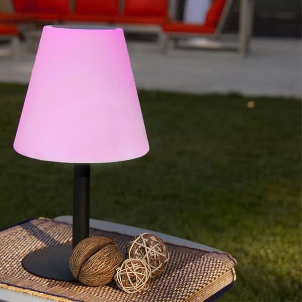 LUMISKY Solar Table Lamp - STANDY MINI SOLAR RGB - H36 cm - Dimmable Multicolor LED