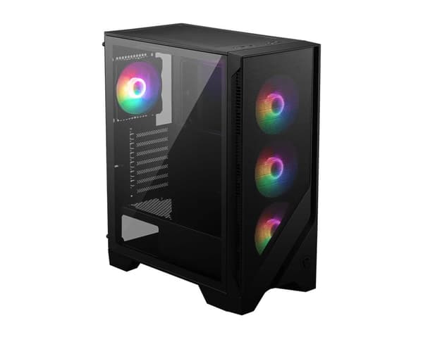 MSI MAG Forge 120A AIRFLOW Midi Tower - Black Transparent