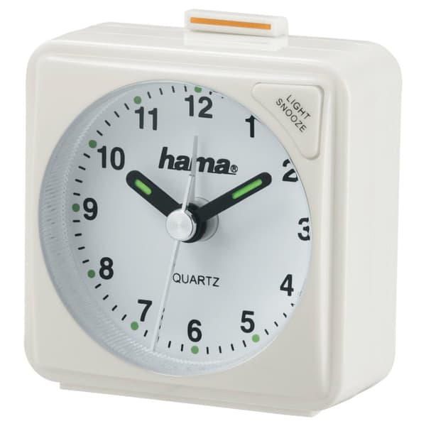 Hama Travel Alarm Clock A50 - White