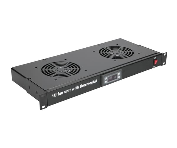 Extralink Fan Panel 19 2 Fans with Thermostat