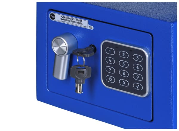 Yale YSV/170/DB2/B Safe Freestanding Secure 3.8 l Steel Blue