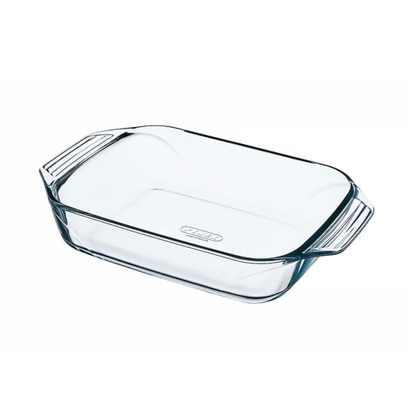 Pyrex Irresistible Rectangular Glass Oven Dish 2.2 L Transparent