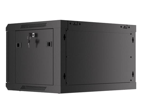 Lanberg WF01-6406-00B - Rack Cabinet - 6U - Wall Mounted - Black
