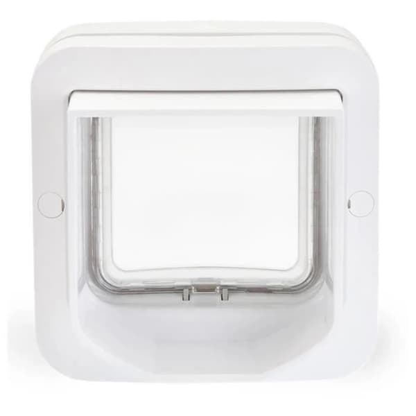 SUREFLAP DualScan Microchip Cat Flap - White - 142 mm x 120 mm