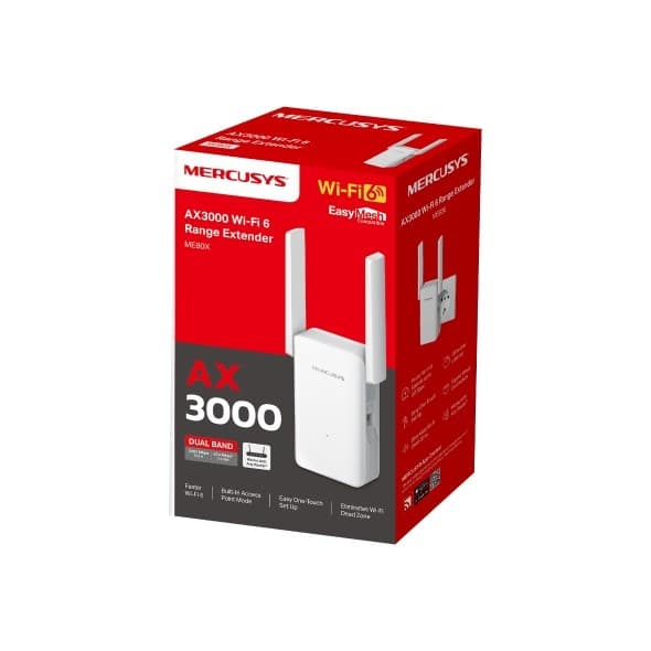 Mercusys ME80X Network Extender White 1000 Mbit/s