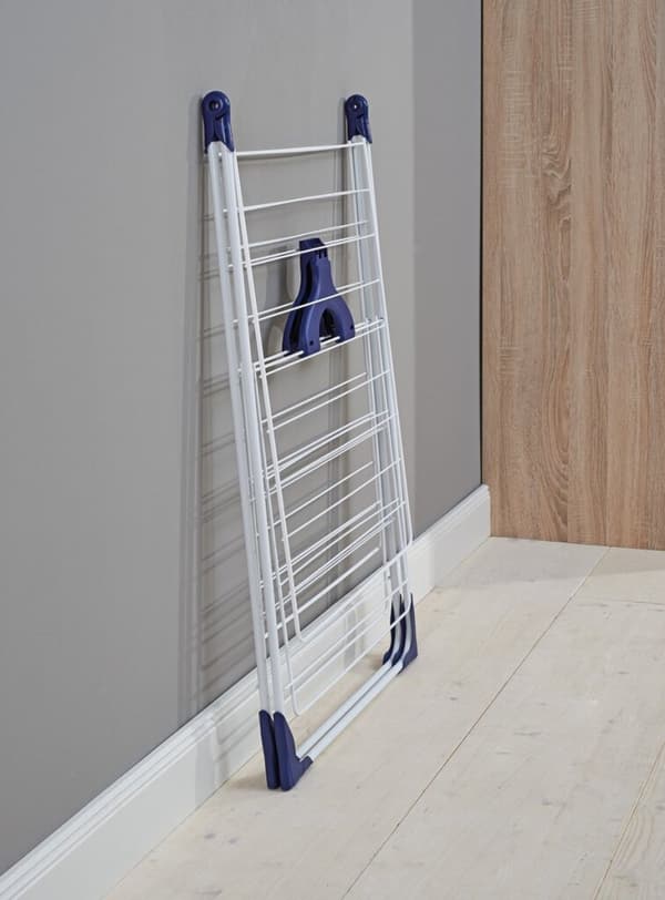 Leifheit Classic 250 Flex Drying Rack White/Blue