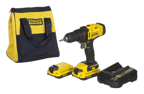 Stanley FATMAX V20 Cordless Drill/Driver 18V 2x1.5Ah