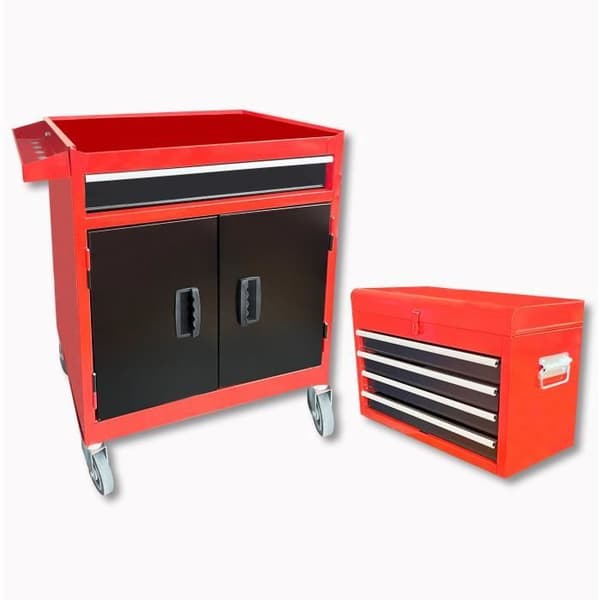 DEFPRO Workshop Trolley - 7 Drawers - Empty Storage Bin 7-drawer