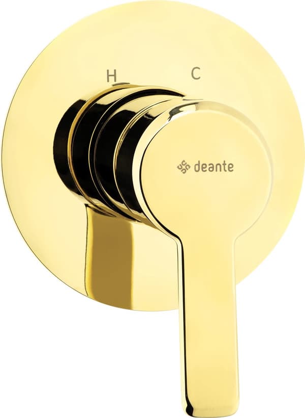 Deante Concealed Shower Mixer Single-Lever Gold Arnika