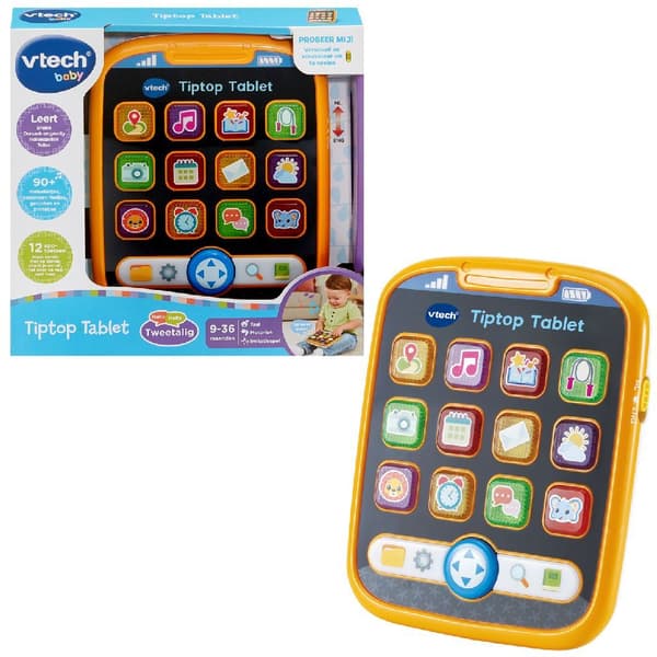 VTech Baby Tiptop Tablet + Light and Sound Yellow