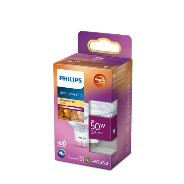 Philips LED 50W GU5.3 Warm White 12V 36D SRT4