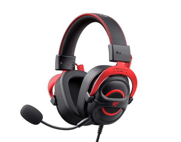 Havit H2002E Pro Headset Wired Gaming Black Red