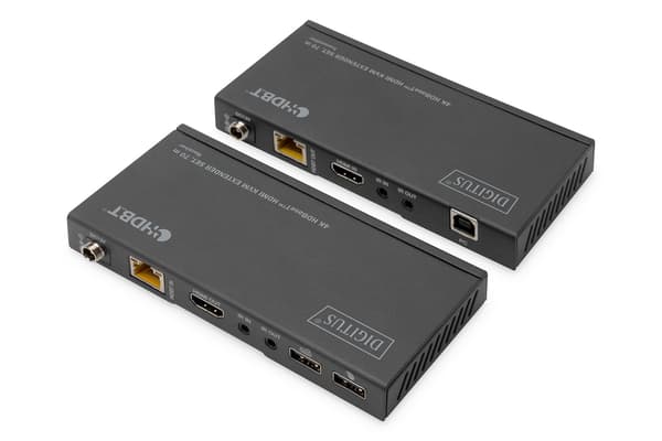 Digitus 4K HDBaseT™ HDMI KVM Extender Set 70 m