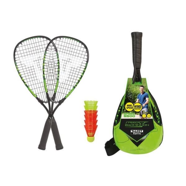 TALBOT TORRO Badminton Racket Speed 5500 - Aluminum - 56.5 cm - 170 g - Durable String