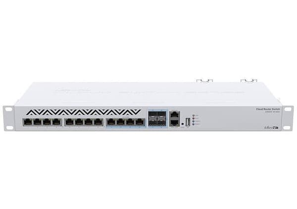Mikrotik CRS312-4C+8XG-RM Network Switch L3 10 G Ethernet 1U White