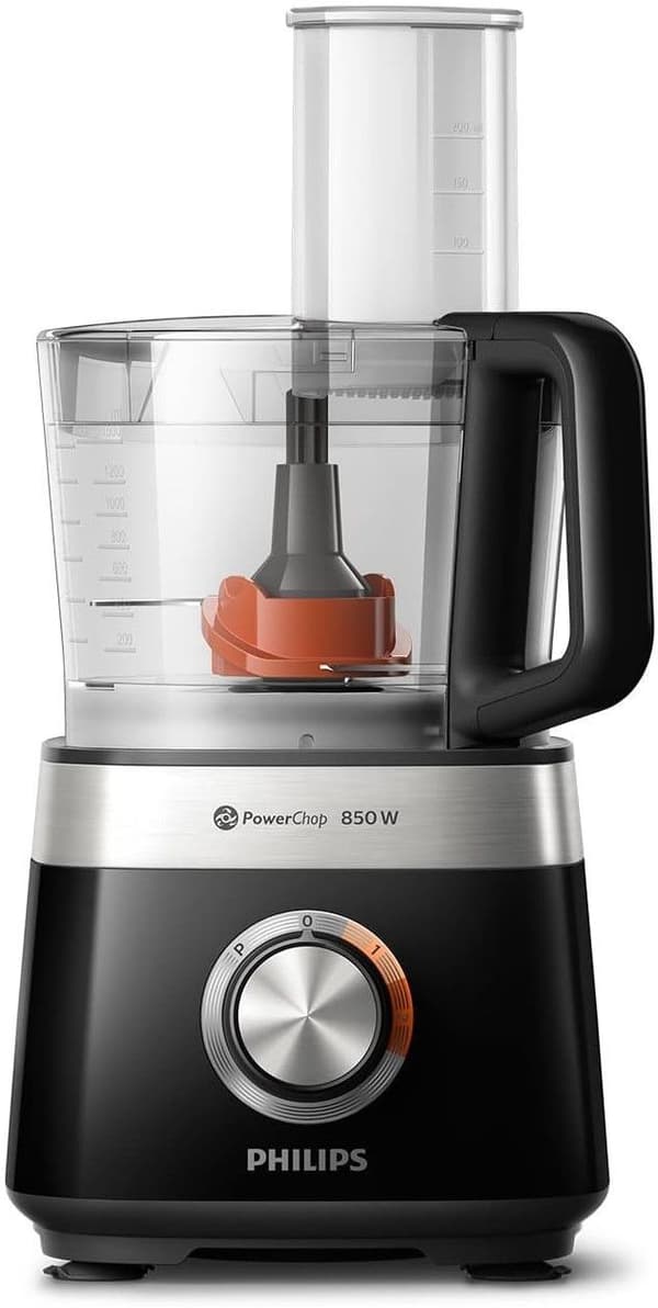 PHILIPS HR7510/10 Multifunctional Food Processor - 800W - 2.1 L Bowl - Black