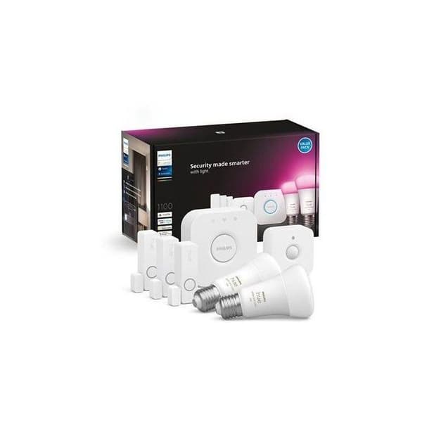 Philips Hue Starter Pack, Secure, E27 Bulbs and WC Detectors