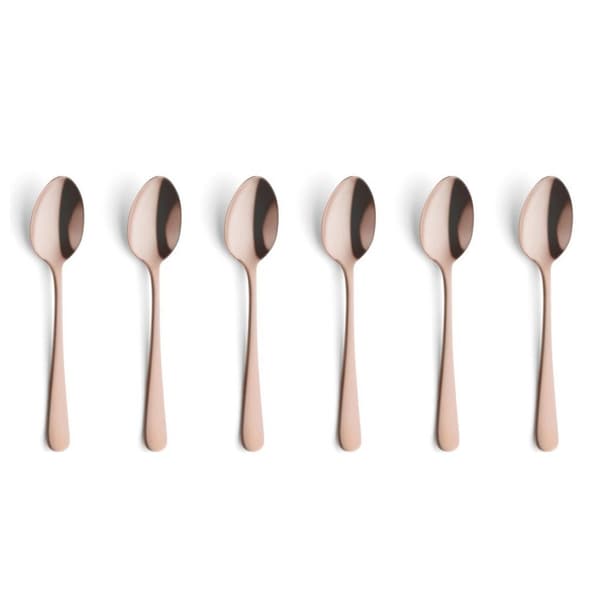 Amefa Austin Tea Spoons 6 Pieces Copper