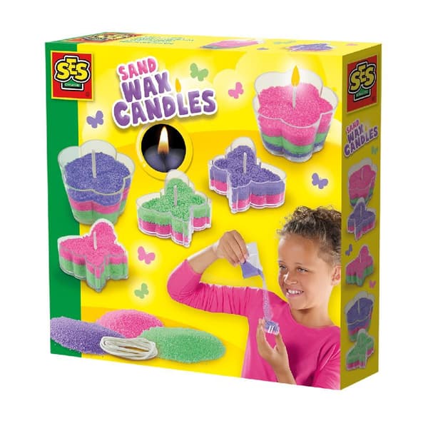 SES Creative Sand Wax Candles