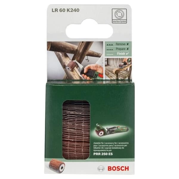 BOSCH Flap Wheel - 240 Grit, 10 mm Width - Accessory for PRR 250