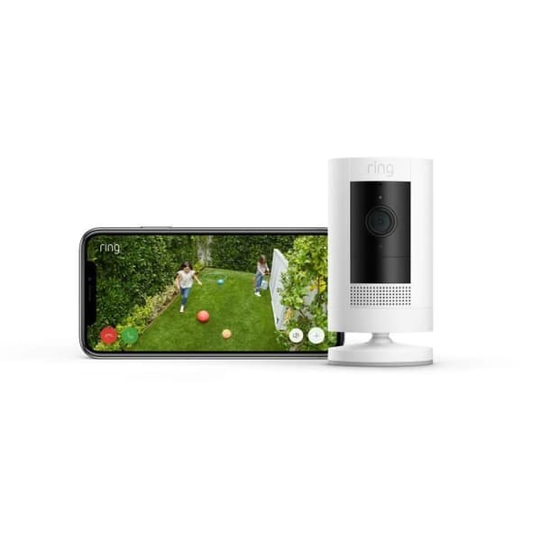 RING Stick Up Battery Camera - 2023 - Wireless - White