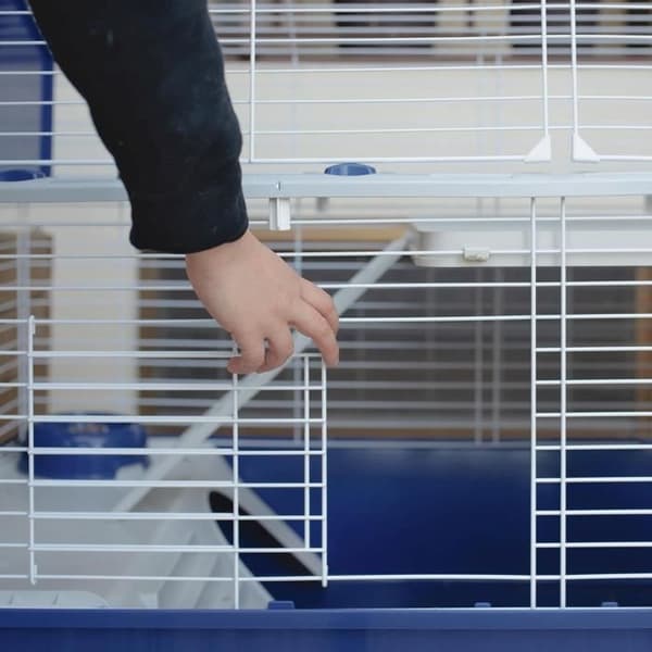 FERPLAST Rabbit Cage with Accessories - 78 x 48 x 65 cm