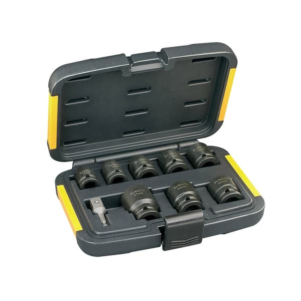 DeWALT DT7507-QZ Socket Set 9 pcs 1/2in Drive