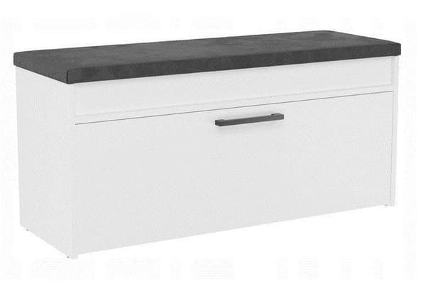 Topeshop PARMA Shoe Organizer Closed White