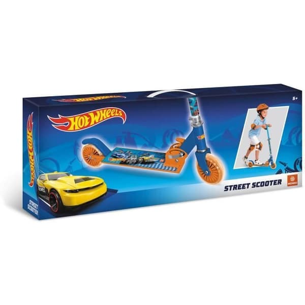 MONDO Folding 2-Wheel Scooter - Hot Wheels - 50 kg Max