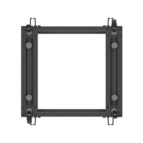 Lanberg OPEN RACK 19" 9U 600x600-1100 Adjustable Black