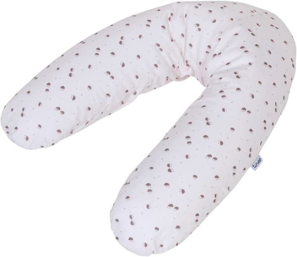 TINEO Maternity Pillow - Cotton Jersey - Ecru/ Hedgehogs