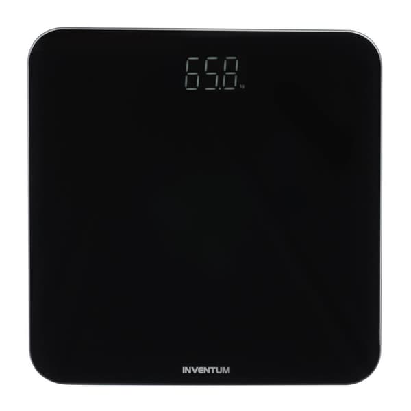 Inventum PW510B Personal Scale Black - Maximum Capacity 180 kg - Automatic Shut-Off