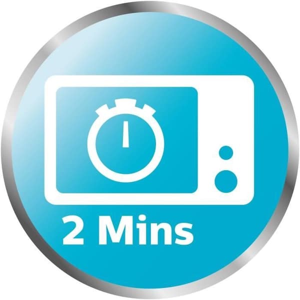 Microwave Sterilizer - PHILIPS AVENT - Rapid Steam - Blue/White - Sterilizes in 2 min