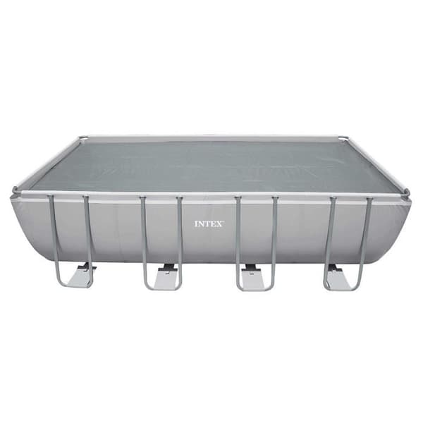 INTEX - Reinforced Rectangular Bubble Cover for Tubular Pools 7.32 x 3.66 m