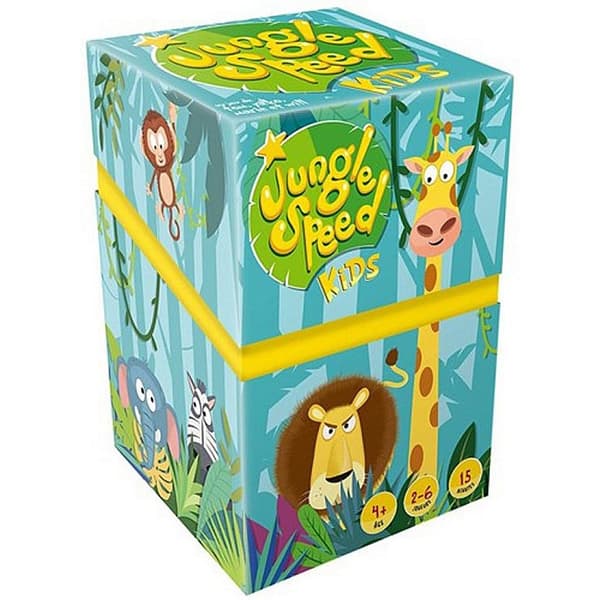 Asmodee Jungle Speed Kids - Quick Reflex Game for 2-6 Players - Ages 4+