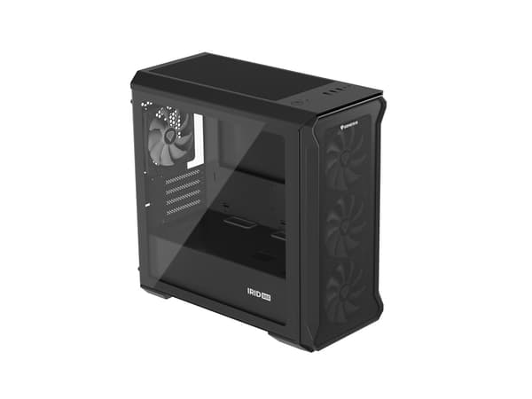 GENESIS IRID 503 ARGB Micro Tower Case Black