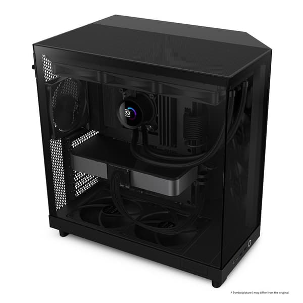 NZXT H6 Flow Midi Tower Case Black - CC-H61FB-01