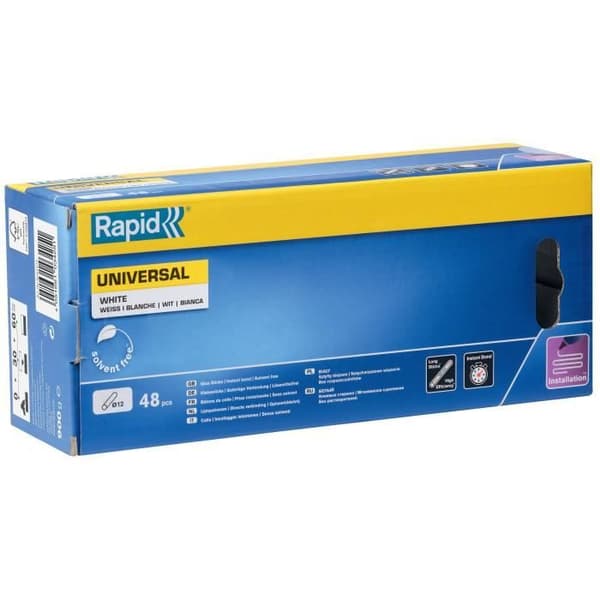 RAPID White Glue Sticks Ø12mm - 48 pcs - 880 g