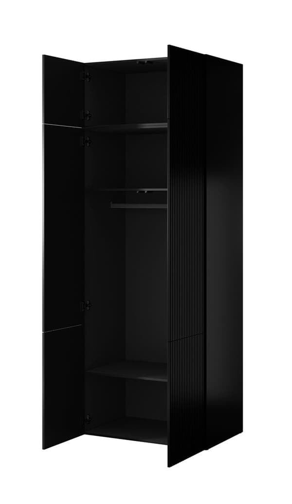 Wardrobe PAFOS 2D BASE 90x55.5x45 Black Matt