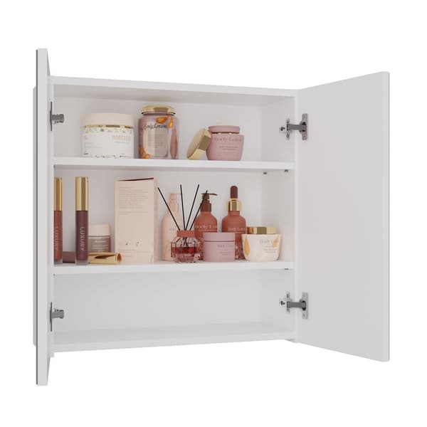 Topeshop POLA 2DL BIEL Bathroom Storage Cabinet White