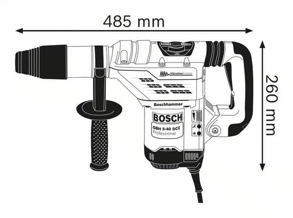 Bosch GBH 5-40 DCE Professional 1150W SDS Max 11J